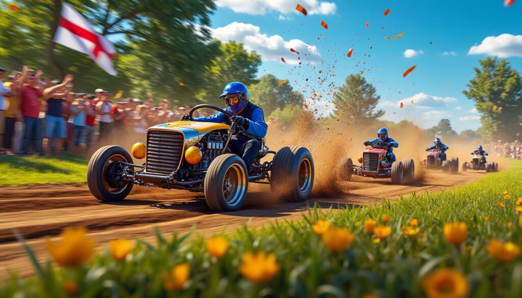 revivez l'intensité de la course d'endurance épique de tracteurs-tondeuses à saché à travers notre galerie de photos captivantes. plongez dans l'ambiance festive et découvrez les moments forts de cette compétition inédite qui a rassemblé passionnés et curieux.