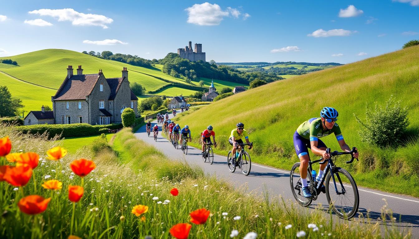 explorez la 6ème étape captivante du tour de france 2025, reliant bayeux à vire en normandie. découvrez les paysages enchanteurs, l'histoire riche et l'ambiance festive de cette région emblématique, tout en suivant les exploits des cyclistes dans cette aventure sportive inoubliable.