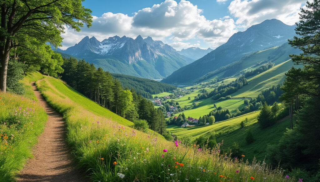 explorez le gr36, un sentier de grande randonnée reliant la manche aux pyrénées. découvrez des paysages variés, des villages pittoresques et une aventure unique à travers la france.