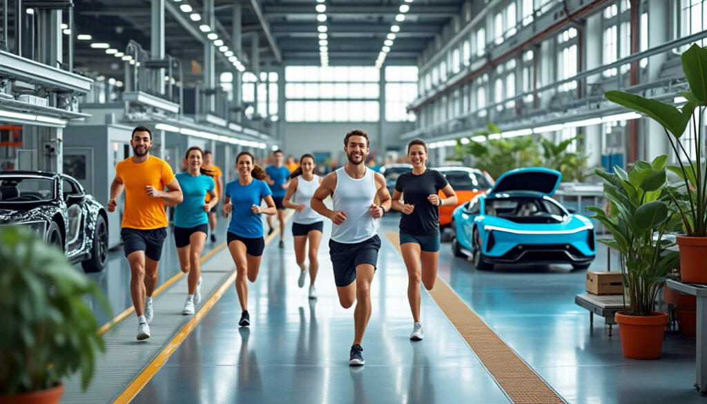 participez à une course unique au cœur des usines stellantis et découvrez le '5 km le plus tranquille de ma vie'. une expérience sportive originale mêlant détente, découverte industrielle et convivialité !