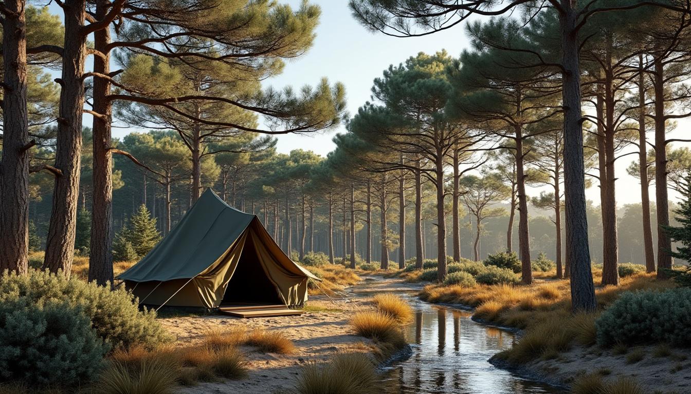 découvrez les meilleurs endroits pour bivouaquer dans les landes et vivre une expérience unique au cœur de la nature, entre forêts, plages et lacs paisibles.
