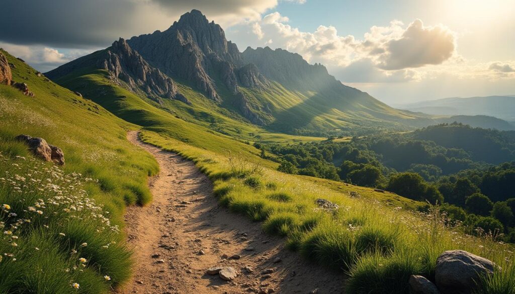 explorez le gr43, un sentier de randonnée pittoresque reliant clermont-ferrand à le puy-en-velay, et admirez des paysages naturels exceptionnels tout au long du parcours.