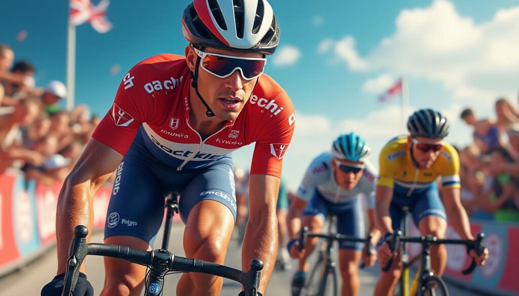 découvrez l'histoire inspirante d'esteban foucher, jeune cycliste de vire, qui participe à sa première course professionnelle et partage ses émotions et ambitions.